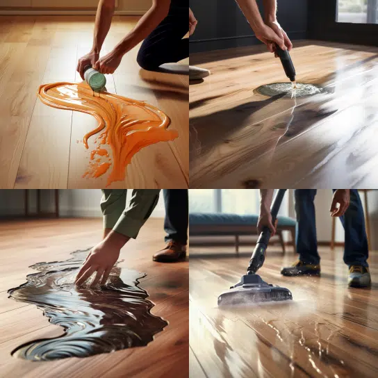 Image of Expert Fixing of Laminate Floor Bubbling